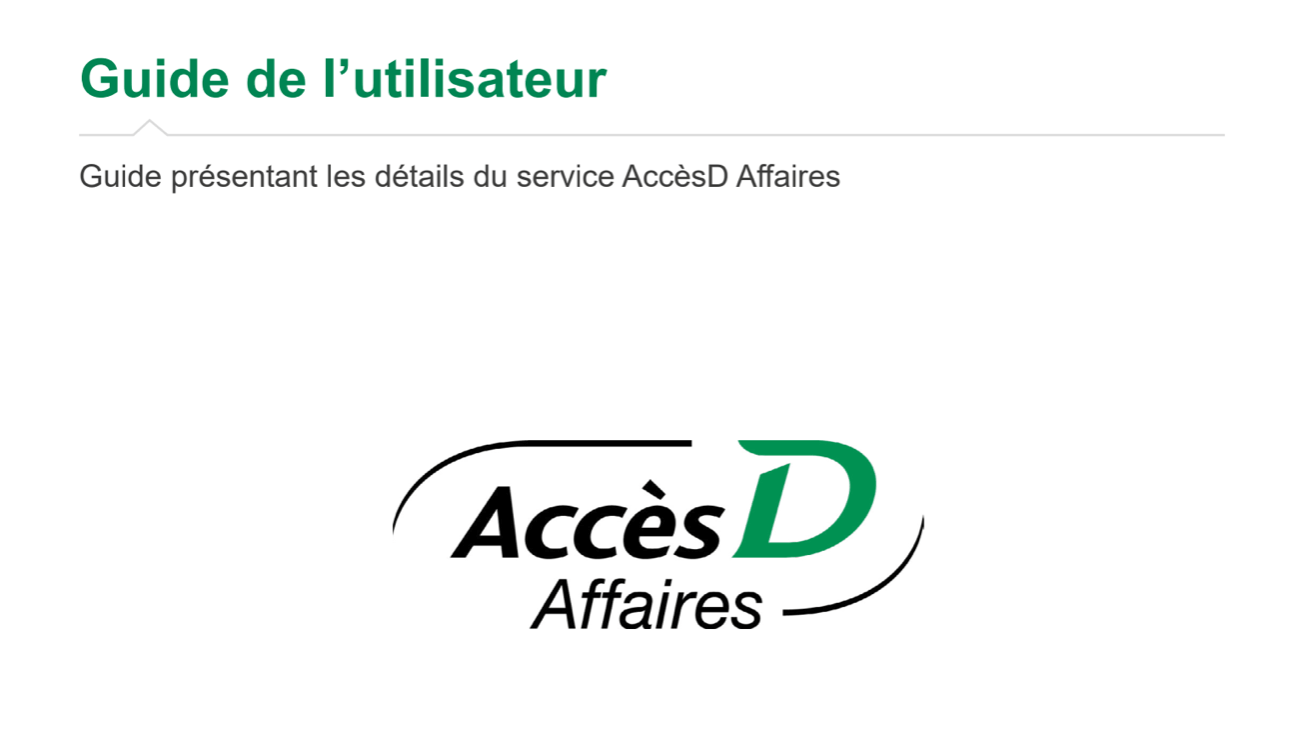 Guide De L utilisateur Acc sD Affaires Espace Formation P le Agglo Guide De L utilisateur Acc sD Affaires Espace Formation P le Agglo